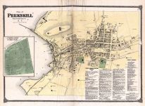 Peekskill Plan, Cortlandt Cemetery, New York and its Vicinity 1867